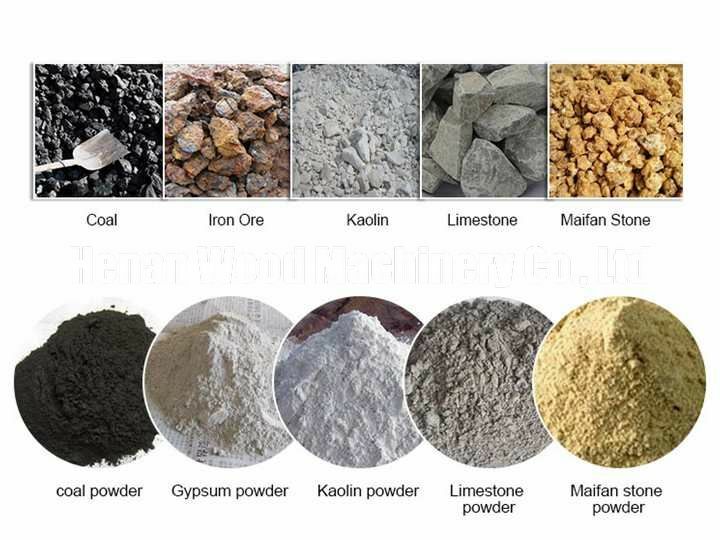 Raw materials of raymond mill