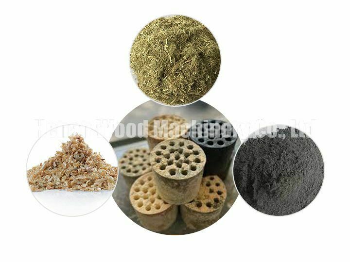 raw materials of honeycomb briquetting machine