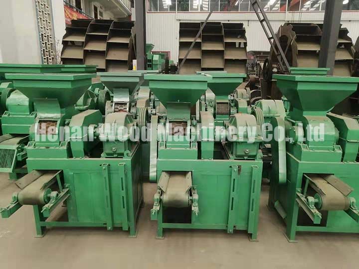 Coal ball press machine in plant