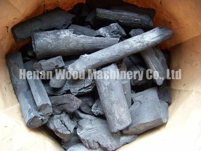 Carbonized natural woods