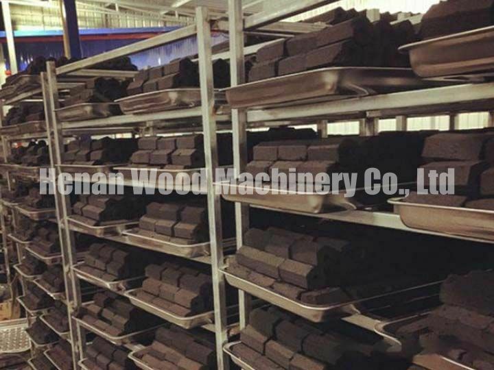 charcoal briquettes drying system