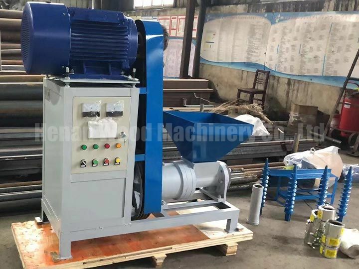 Sawdust briquette maker