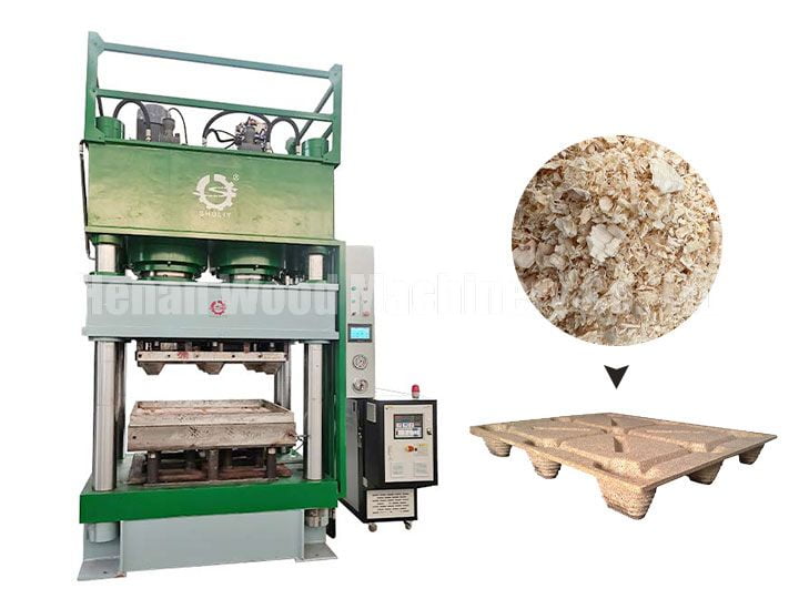 Maschine zur Herstellung von Holzpaletten丨Komprimierte Holzpalettenmaschine