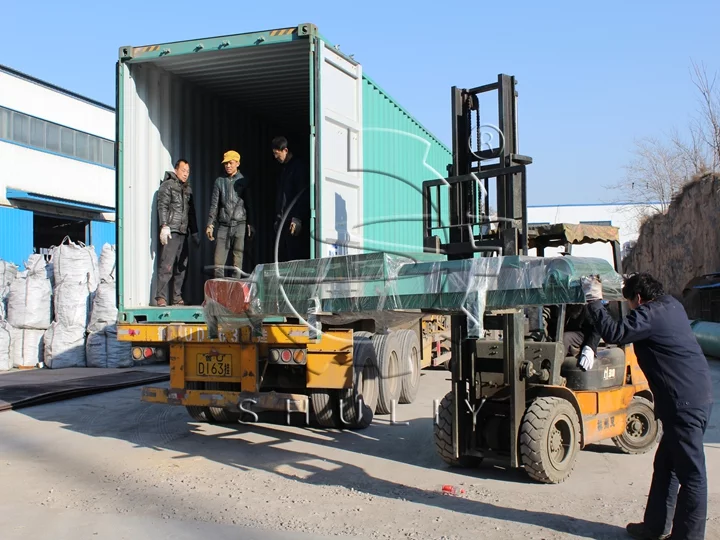 Complete Charcoal Machine Container Loading