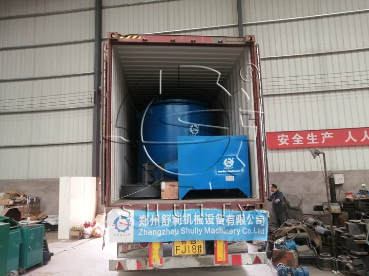Large Biomass Charcoal Equipment Shipment