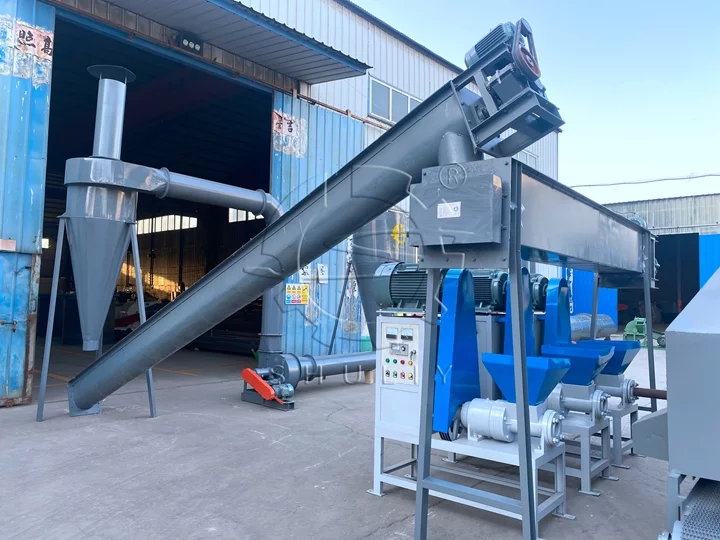 Mechanical charcoal production line