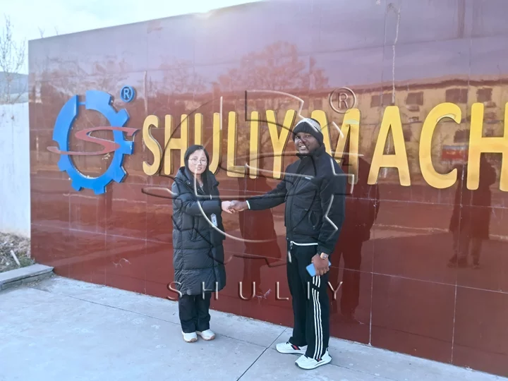 Nigerian clients visit the factory