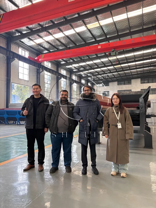 Pakistani customer purchases a log debarker