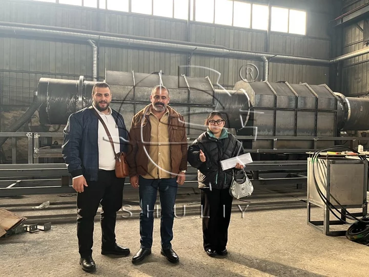 carbonization furnace exported to Jordan
