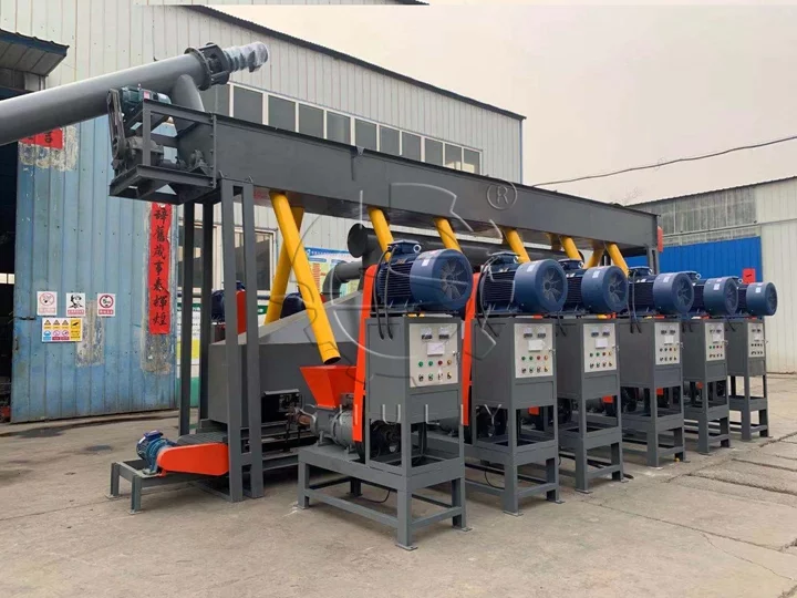 charcoal briquette machine unit